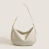 Luxury Shoulder Bag Wide Strap Ivory